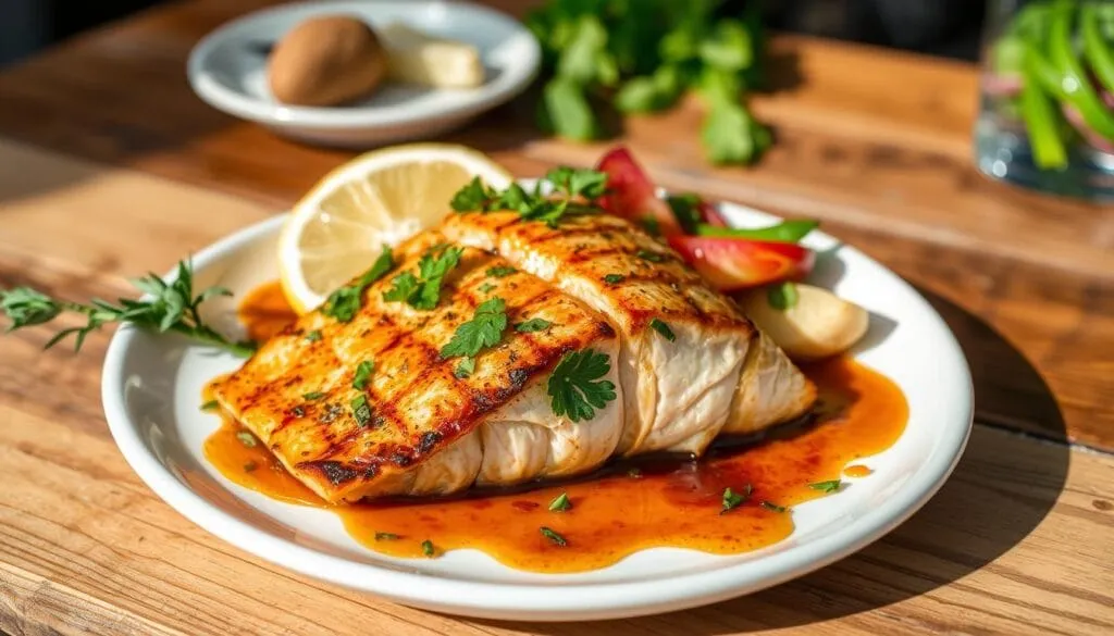 Beautifully Plated Grilled Salmon Beautifully Plated Grilled Salmon