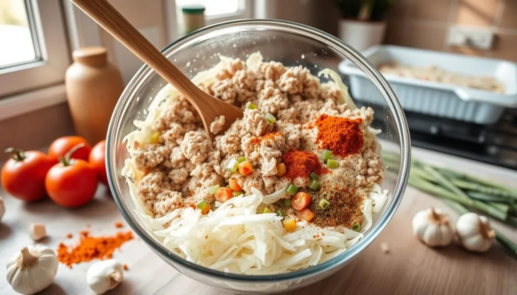 Ground Turkey Cabbage Casserole Preparation Ground Turkey Cabbage Casserole Preparation