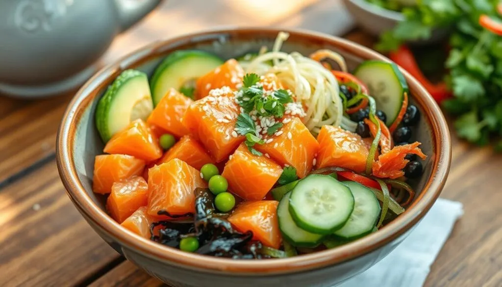 Nutritional Salmon Poke Bowl