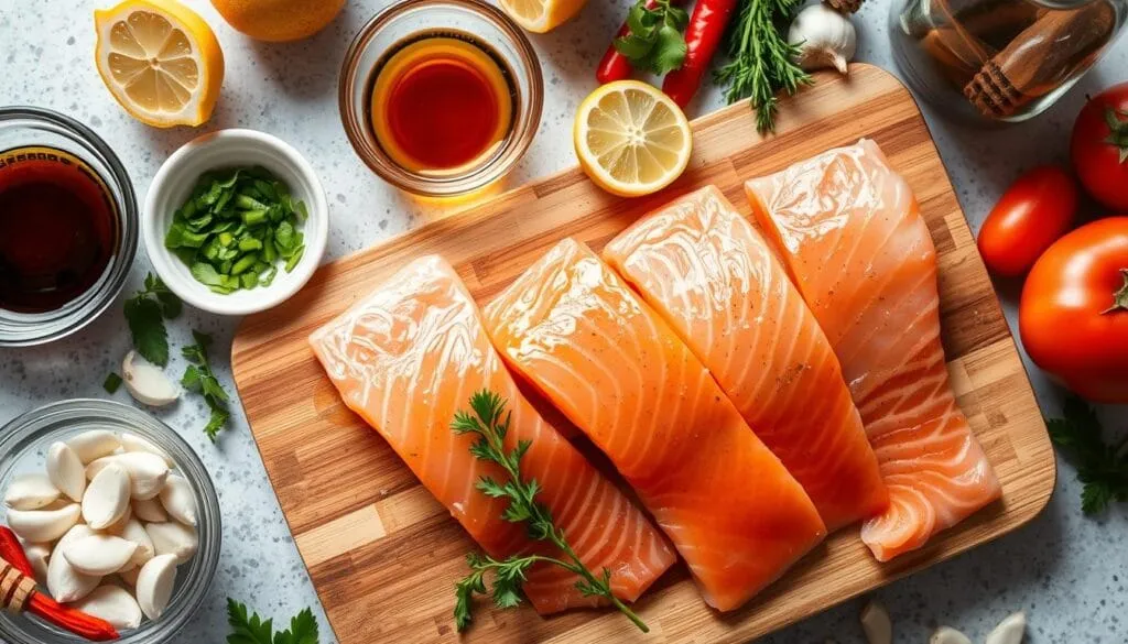 Salmon Marinade Preparation Salmon Marinade Preparation
