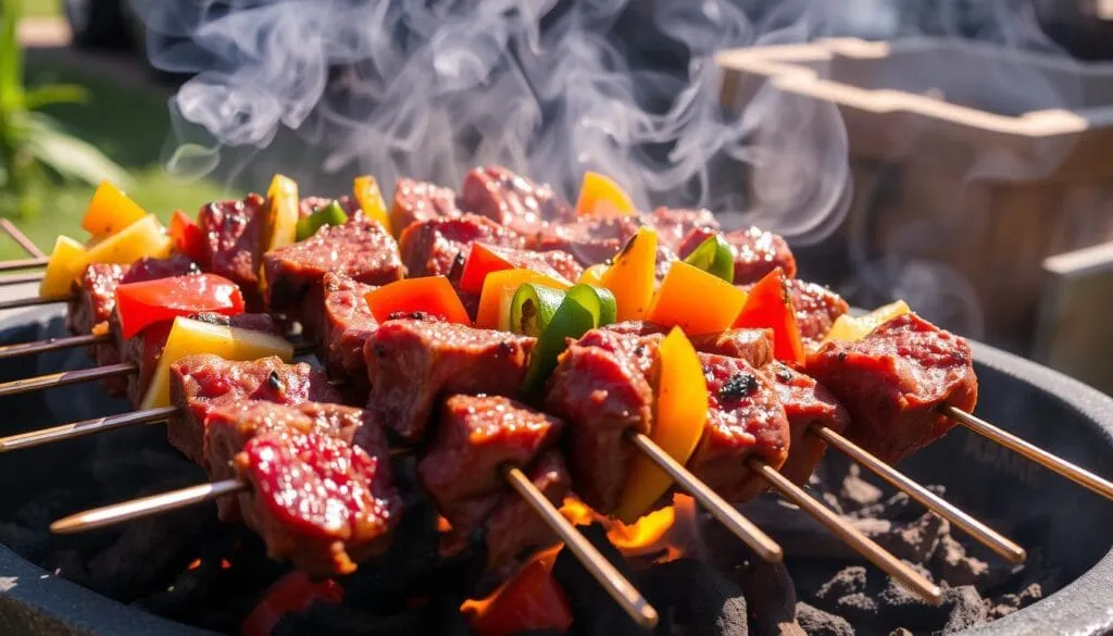 Sirloin Steak Skewers Grilling Sirloin Steak Skewers Grilling