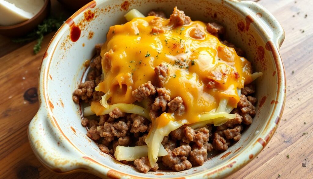 cabbage ground beef casserole