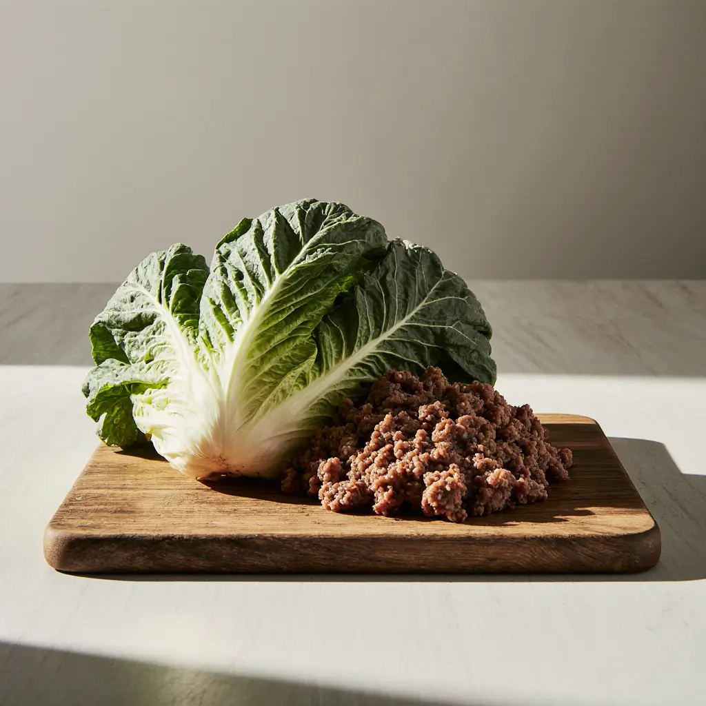 Cabbage and Hamburger Meat