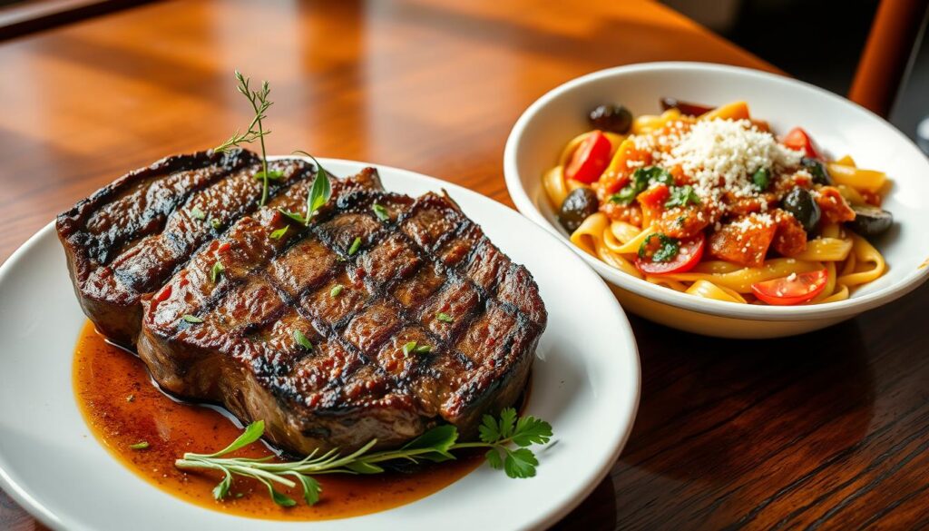 steak and pasta recipes