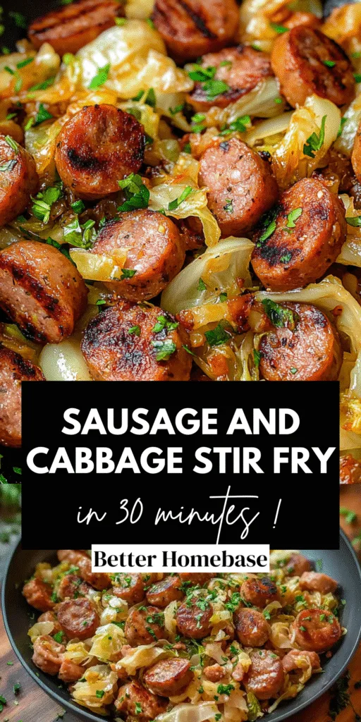 Sausage and Cabbage Stir Fry (30-Minutes)