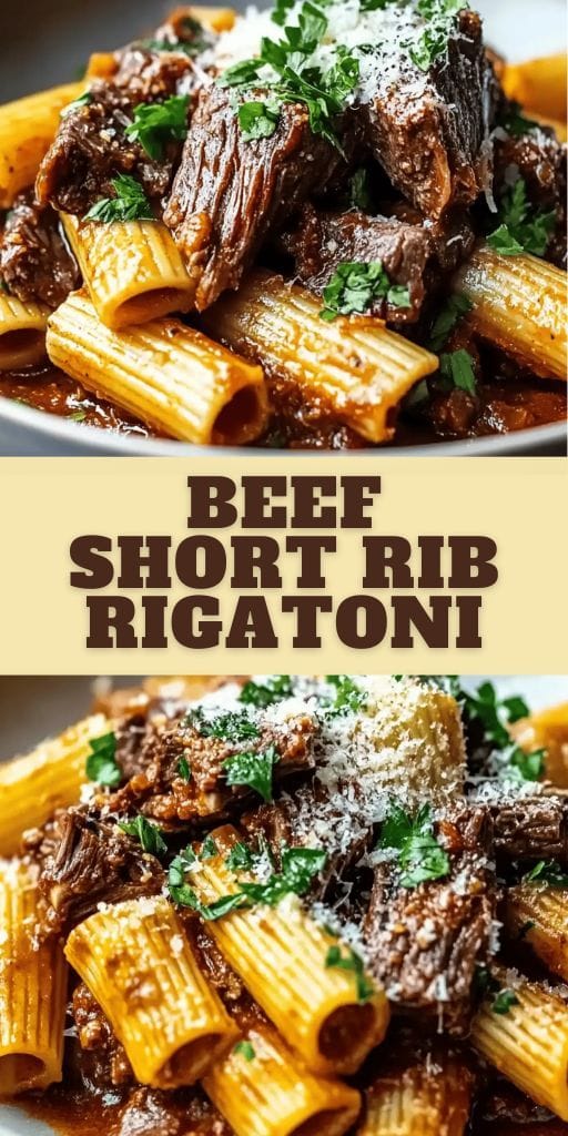 Beef Short Rib Rigatoni