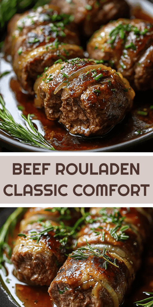 Juicy German Beef Rouladen: A Family Comfort Classic