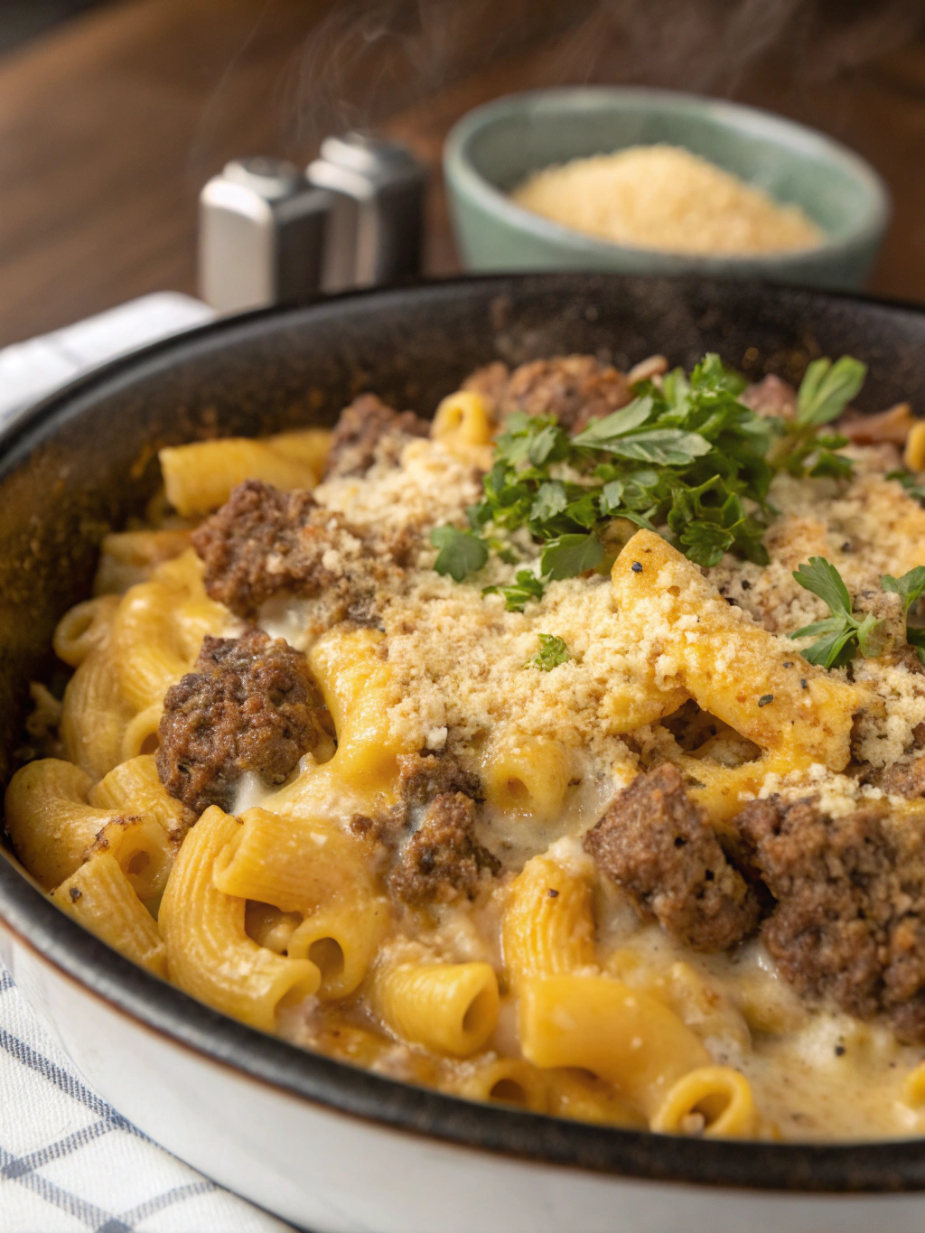 Cheese and Hamburger Macaroni Recipe