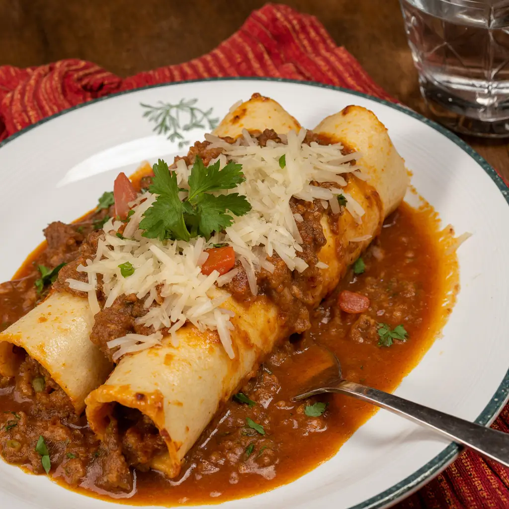 Easy Beef Enchiladas