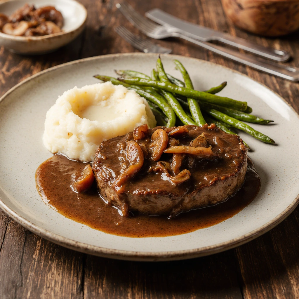 Easy Homemade Salisbury Steak with Rich Gravy