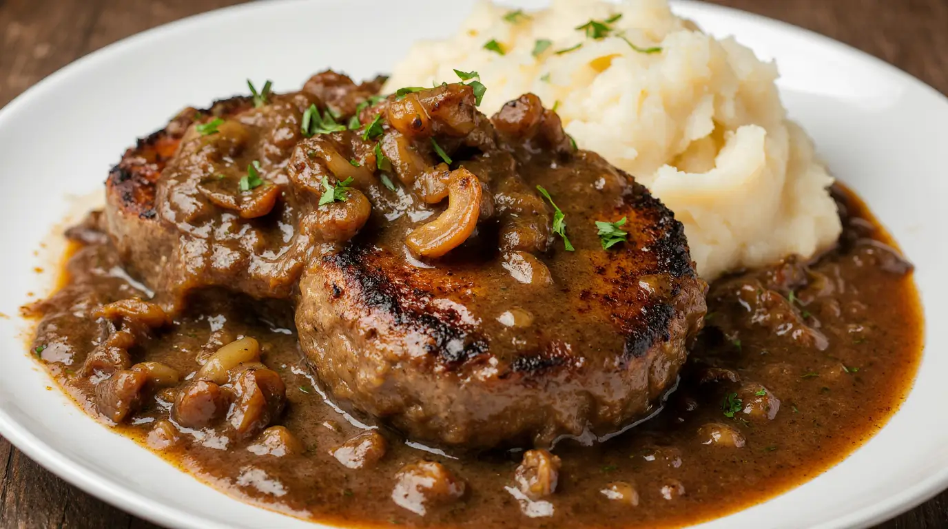 How to make Salisbury steak and gravy