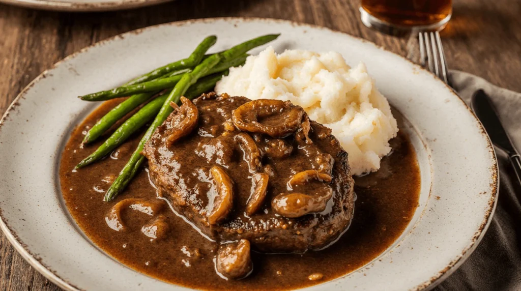 How to Make Salisbury Steak with Burger Patties