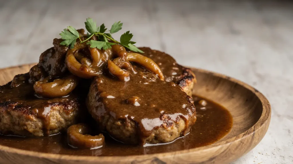 How to Make Salisbury Steak with Burger Patties