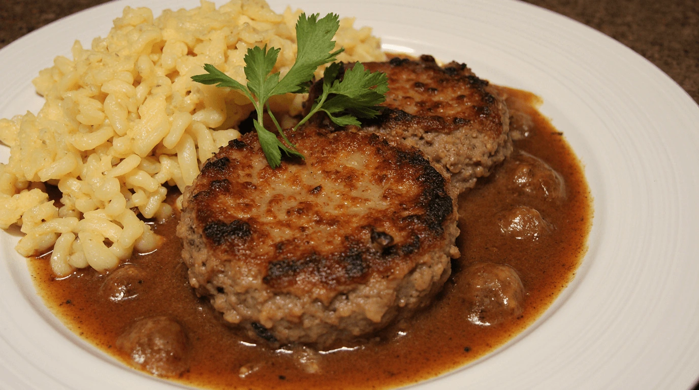 How to Make Salisbury Steak with Hamburger Patties