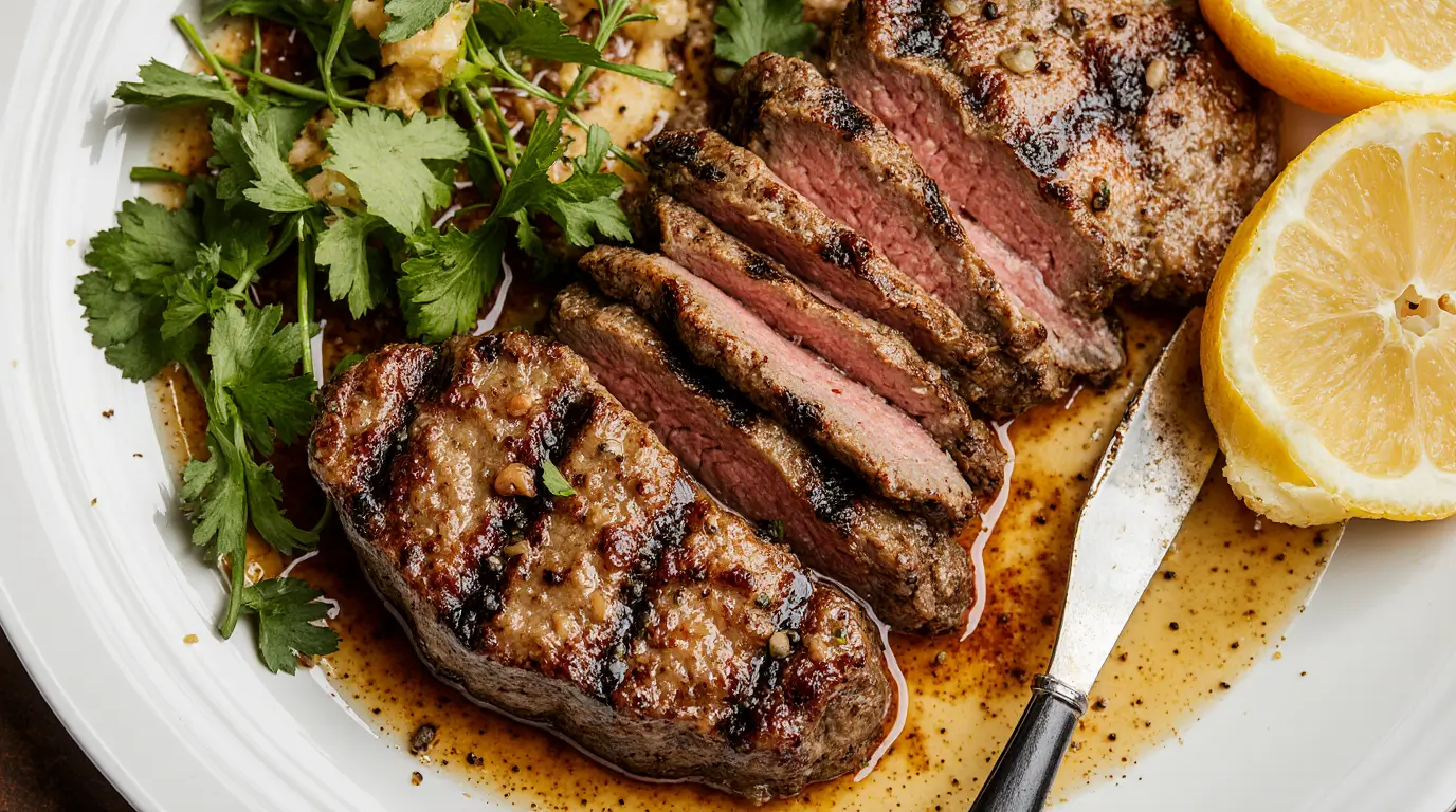 Pan Seared Steak with Garlic Butter