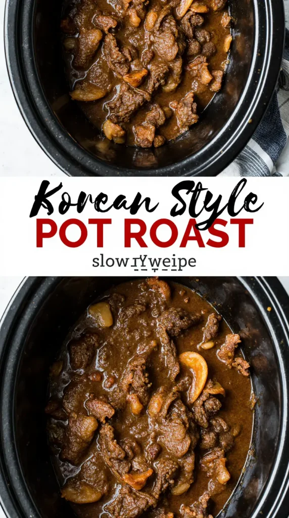 Korean Style Pot Roast Recipe