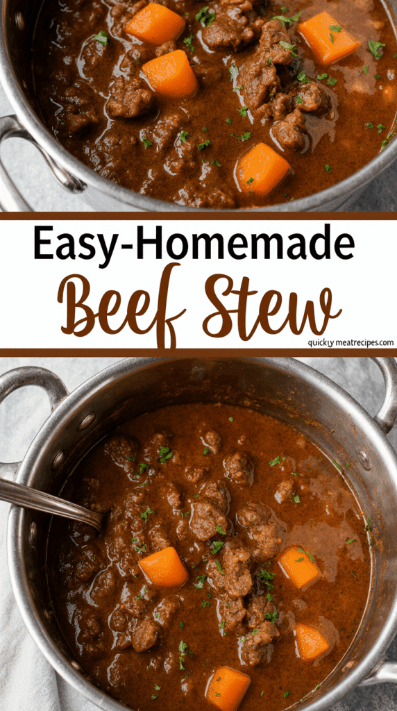 Easy Homemade Beef Stew