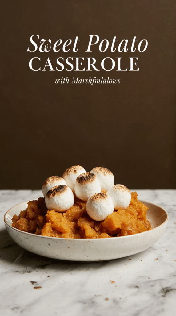 Sweet Potato Casserole with Marshmallows
