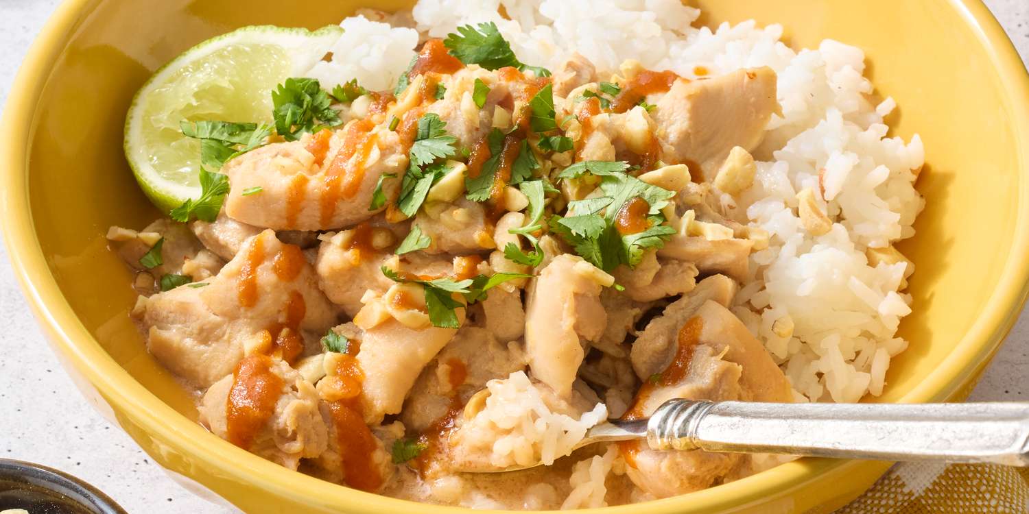 Slow Cooker Thai Peanut Chicken Recipe