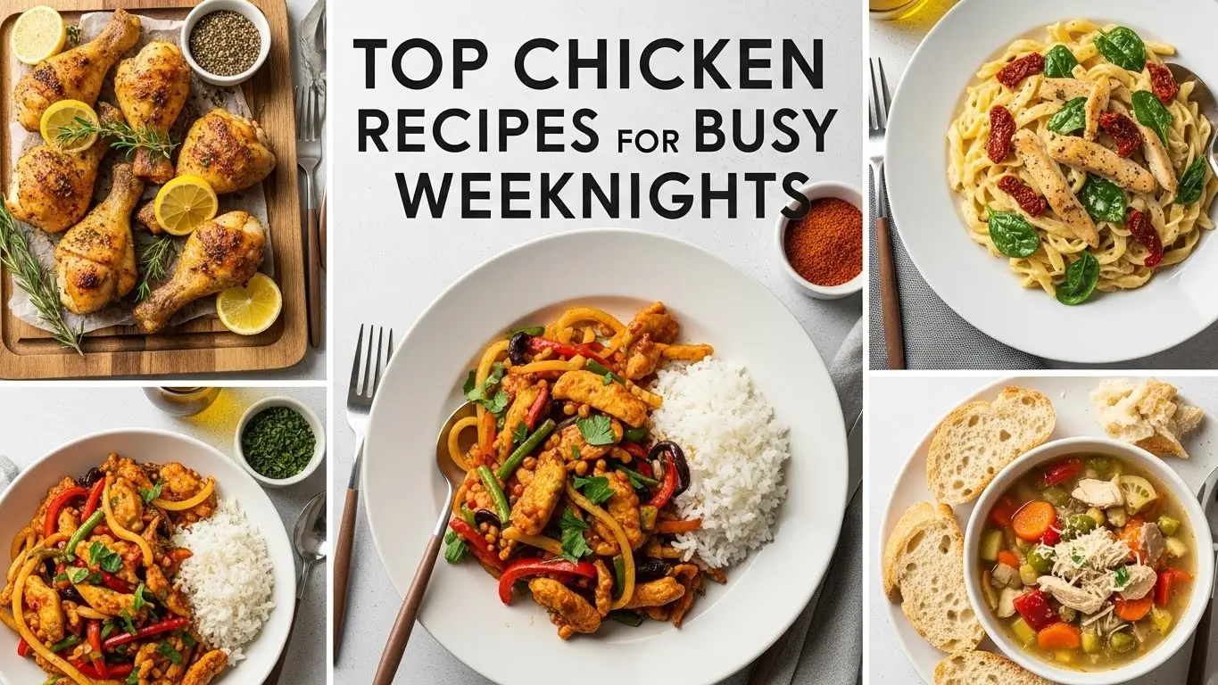 Top Chicken Recipes for Busy Weeknights 1 Top Chicken Recipes for Busy Weeknights