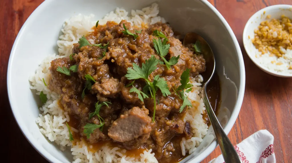 Honey Garlic Pork Rice Bowl