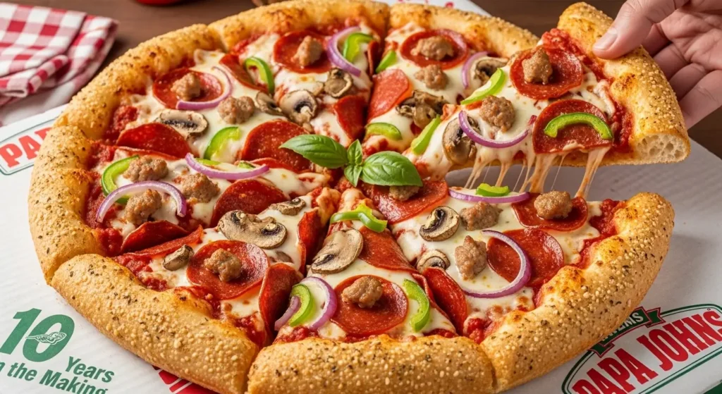 Papa Johns Has an All-New Pizza That’s 10 Years in the Making—and We Tried It First