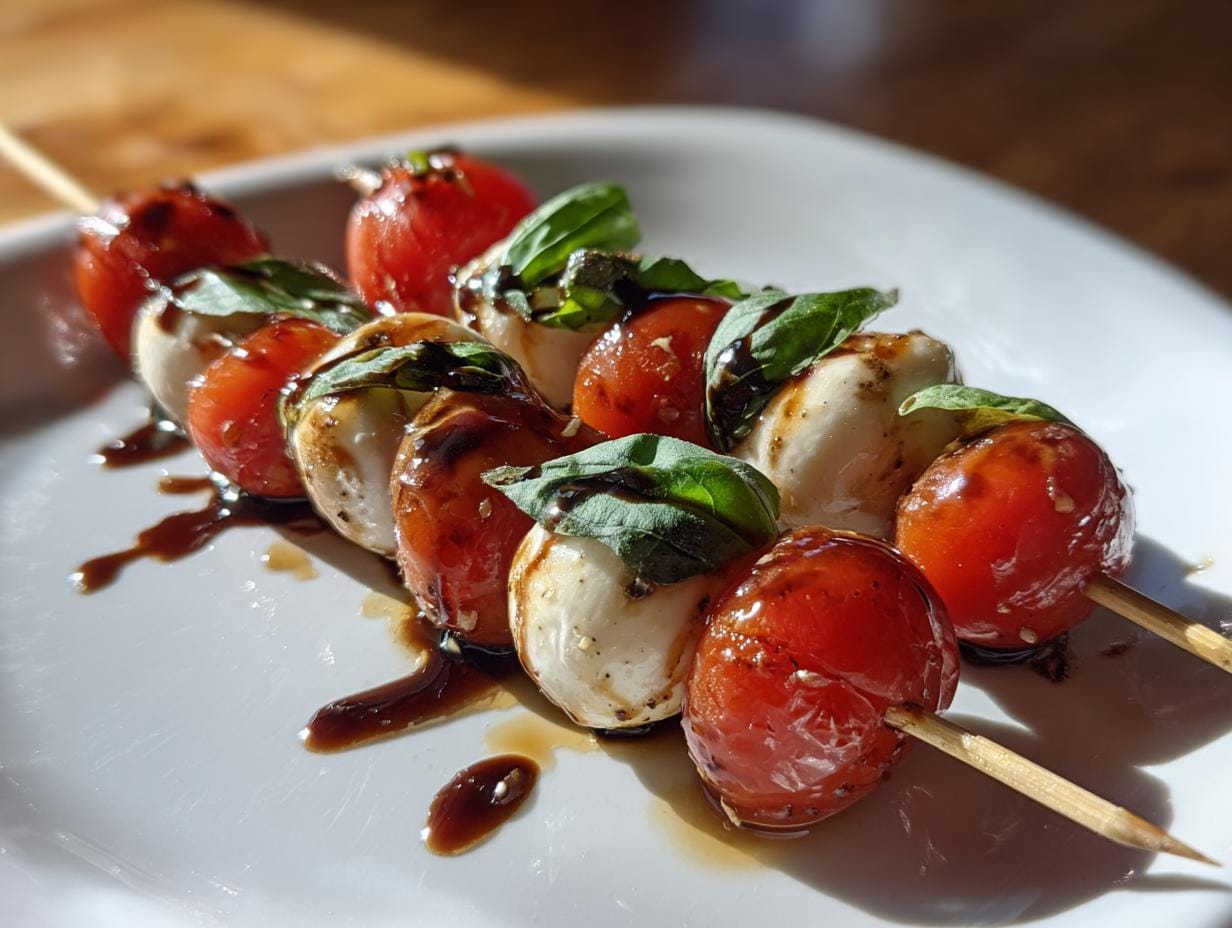 10-Minute Easy Appetizer Snack Recipes That Wow Guests 1 caprese skewers easy appetizer snack recipes