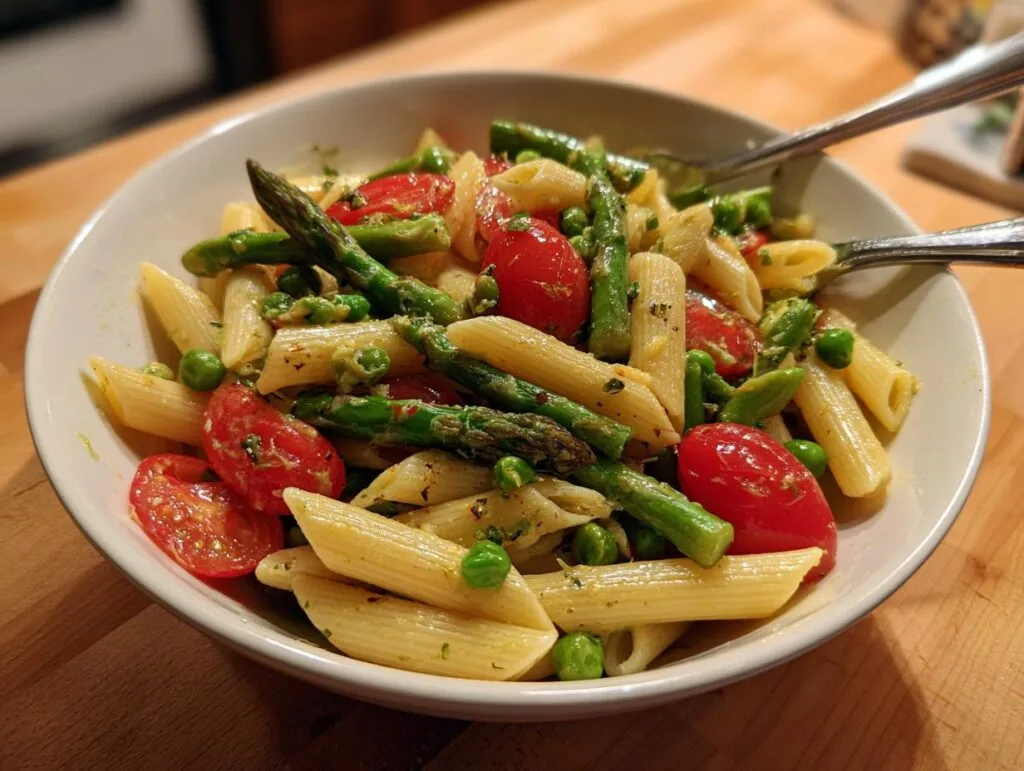 30-Minute Spring Veggie Pasta Recipe – Fresh & Delicious