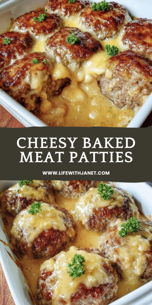 Cheesy Baked Meat Patties