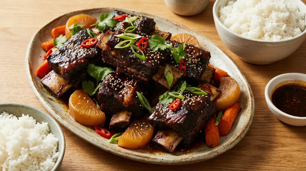 Caramelized Slow Roast Asian Beef Short Rib: A Tender and Flavorful Feast