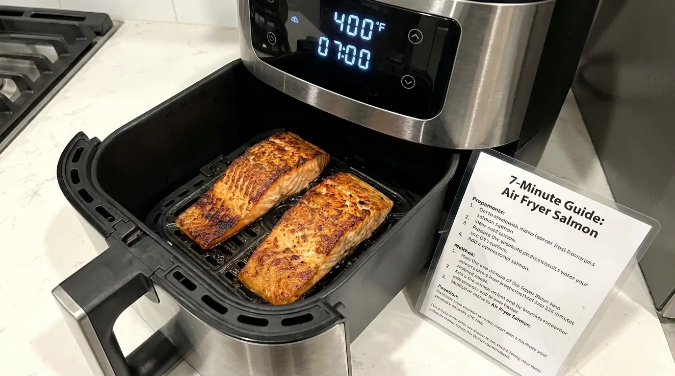 How Long to Cook Salmon in the Air Fryer at 400°F: 7-Minute Guide 1 How Long to Cook Salmon in the Air Fryer at 400