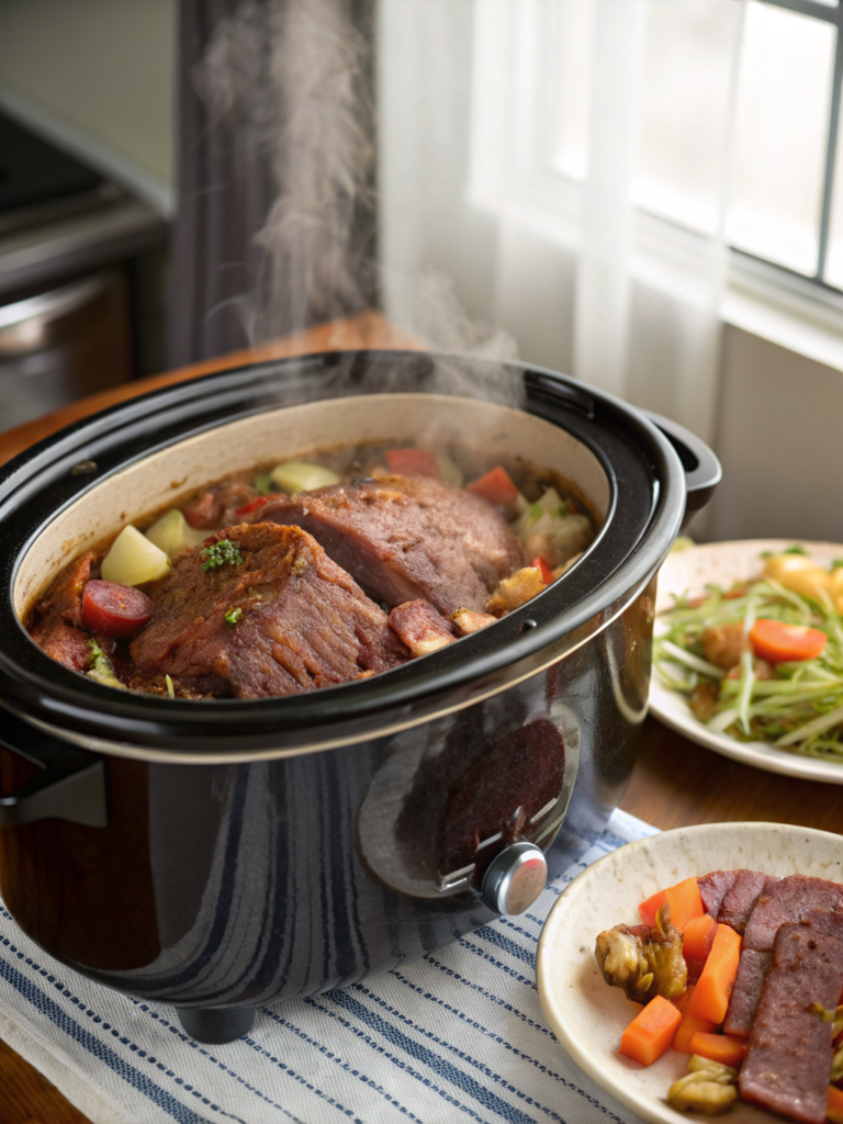 Corned Beef Brisket in a Crock Pot Recipes: 7 Easy Steps for a Succulent Meal