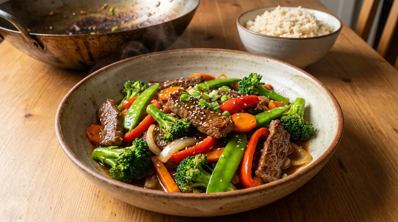 Homemade beef stir fry 78d8bd4a73