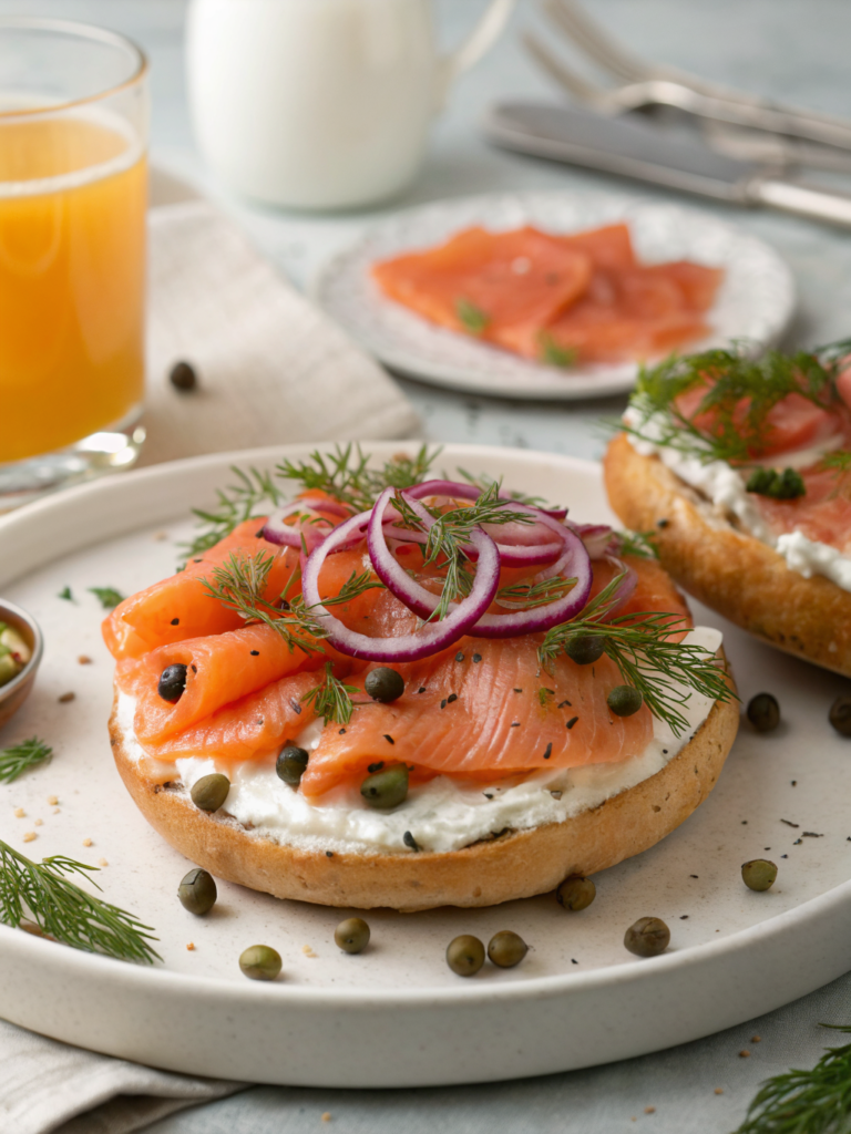 Smoked Salmon Bagel