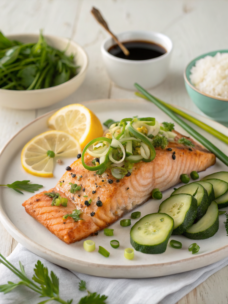 How to Cook the Perfect Asian Baked Salmon Recipe in 5 Easy Steps!