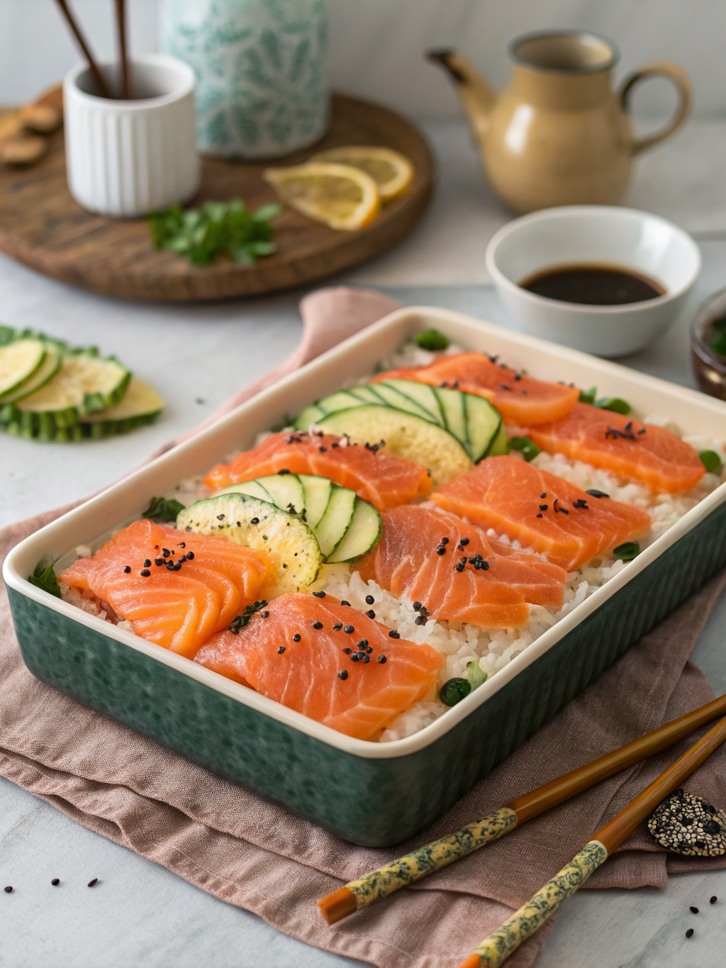 How to Make Sushi Bake Recipe Salmon: 5 Easy Steps!
