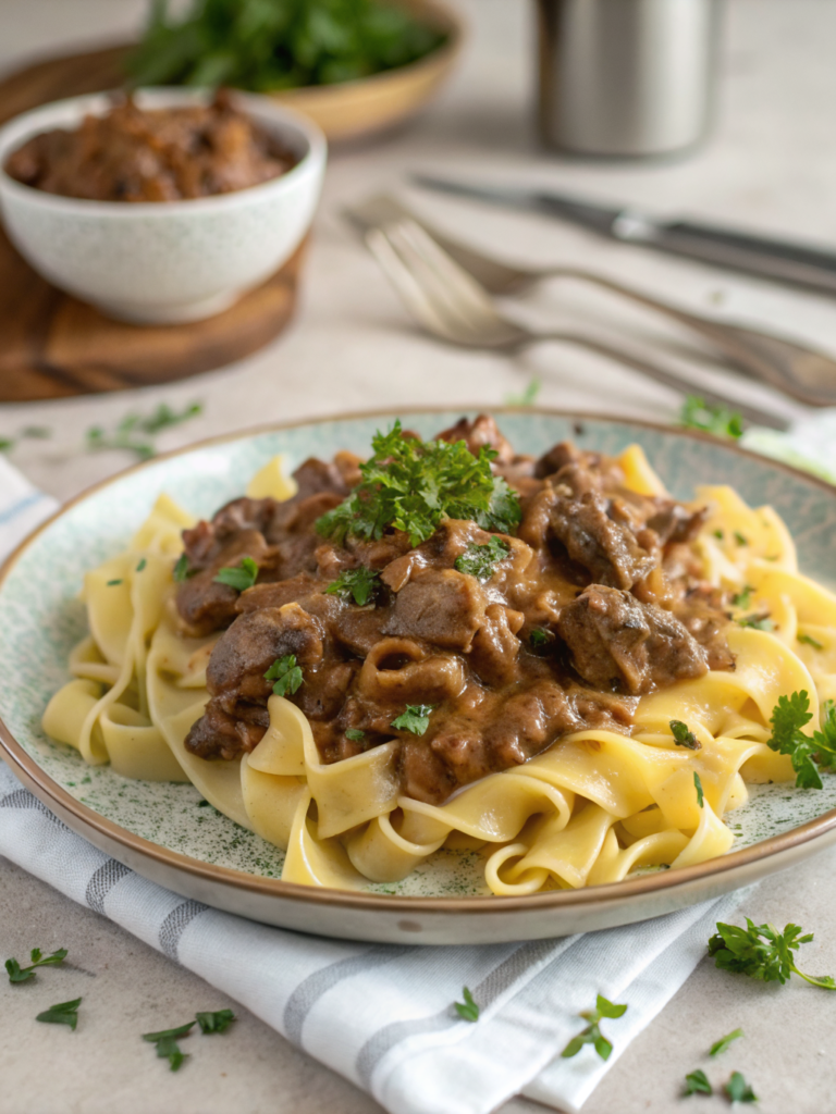 How to Make Ground Beef Stroganoff in Just 7 Easy Steps!