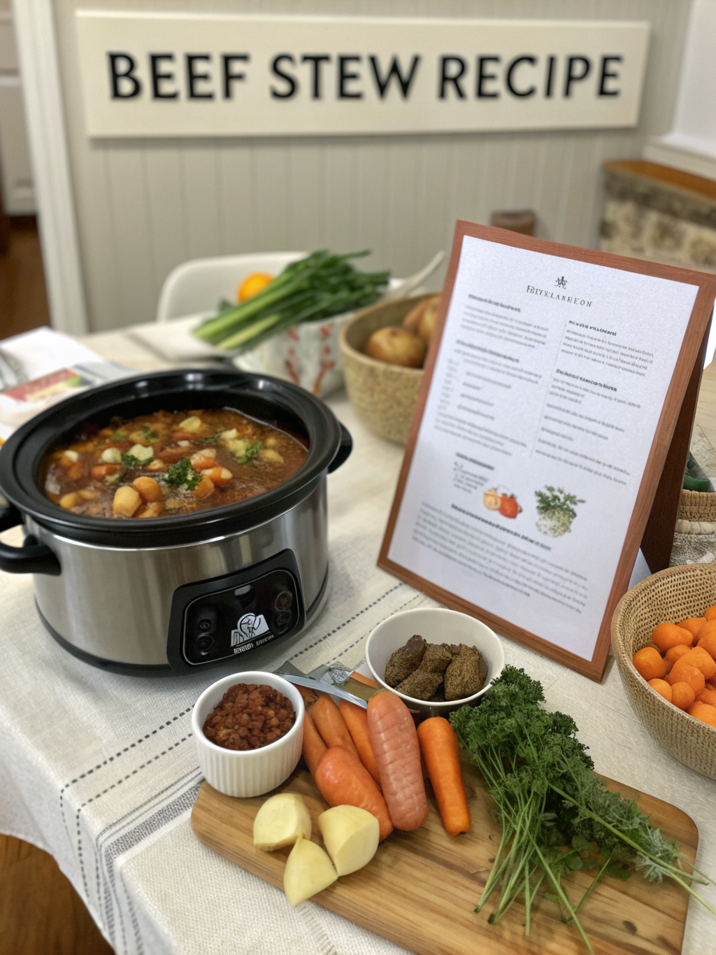 Beef Stew Recipe for a Crock Pot: 7 Steps to Cozy Comfort!