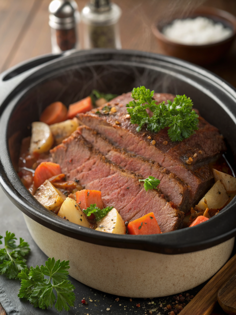 Corned Beef Brisket in a Crock Pot Recipes: 7 Easy Steps for Tender Perfection